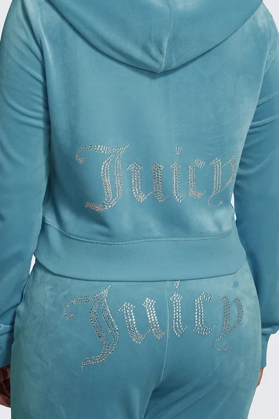 Plus-Size Og Big Bling Velour Hoodie Plus-Size Og Big Bling Velour Hoodie