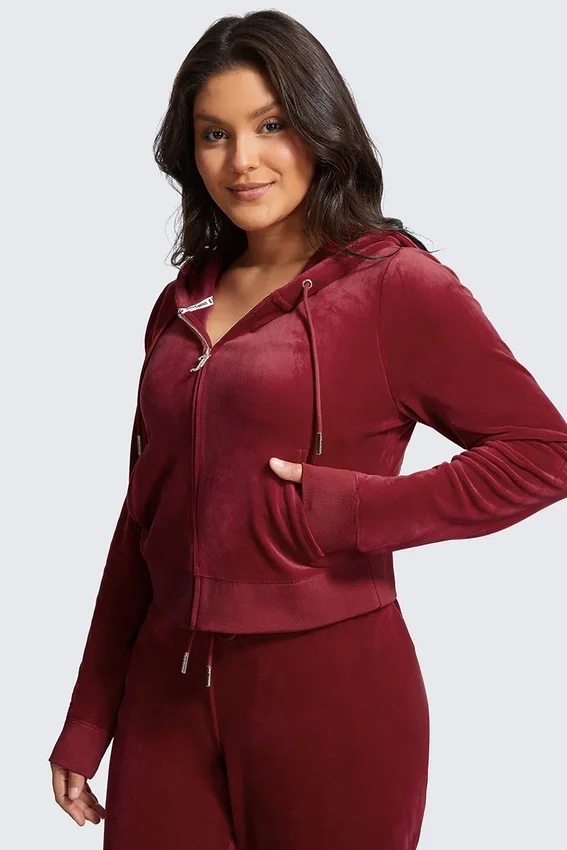 Plus-Size Og Big Bling Velour Hoodie Plus-Size Og Big Bling Velour Hoodie
