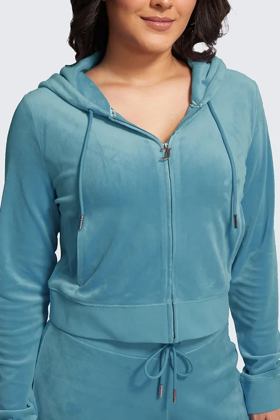 Plus-Size Og Big Bling Velour Hoodie Plus-Size Og Big Bling Velour Hoodie