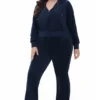 Plus-Size Og Big Bling Velour Hoodie