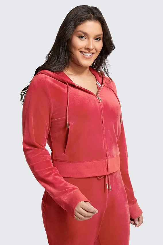 Plus-Size Og Big Bling Velour Hoodie Plus-Size Og Big Bling Velour Hoodie