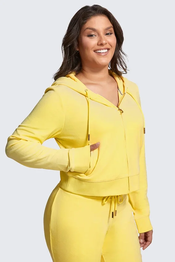 Plus-Size Og Big Bling Velour Hoodie Plus-Size Og Big Bling Velour Hoodie