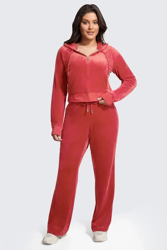 Plus-Size Og Big Bling Velour Hoodie Plus-Size Og Big Bling Velour Hoodie