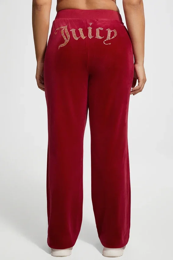 Plus-Size Og Big Bling Velour Track Pants Plus-Size Og Big Bling Velour Track Pants