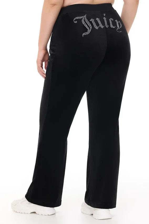 Plus-Size Og Big Bling Velour Track Pants Plus-Size Og Big Bling Velour Track Pants