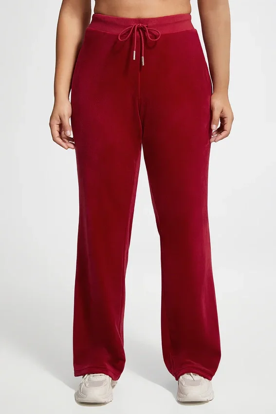 Plus-Size Og Big Bling Velour Track Pants Plus-Size Og Big Bling Velour Track Pants
