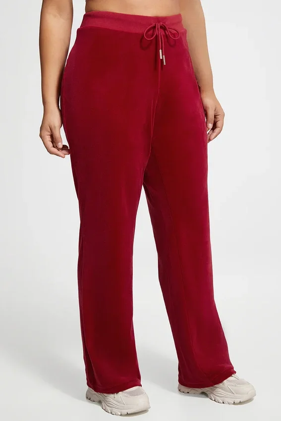 Plus-Size Og Big Bling Velour Track Pants Plus-Size Og Big Bling Velour Track Pants