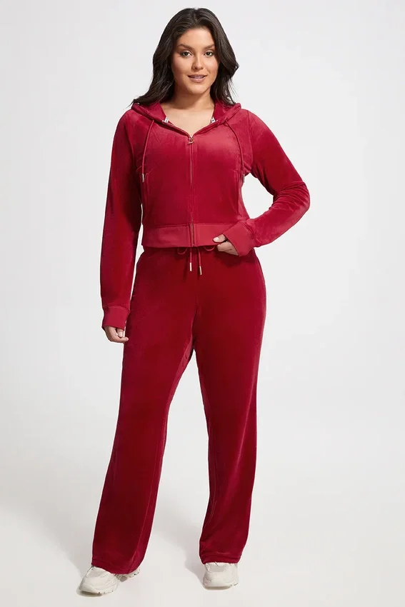 Plus-Size Og Big Bling Velour Track Pants Plus-Size Og Big Bling Velour Track Pants