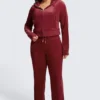 Plus-Size Og Big Bling Velour Track Pants