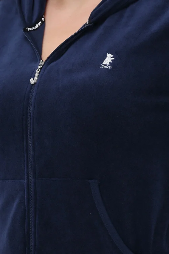 Plus-Size Scottie Cotton Velour Hoodie Plus-Size Scottie Cotton Velour Hoodie