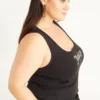 Plus-Size Small Bling Tank Top