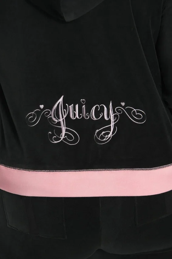 Plus-Size Sweetheart Cotton Velour Hoodie Plus-Size Sweetheart Cotton Velour Hoodie