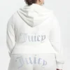Plus-Size Technicolor Customizable Big Bling Velour Hoodie