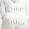 Plus-Size Technicolor Customizable Big Bling Velour Hoodie