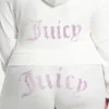 Plus-Size Technicolor Customizable Big Bling Velour Hoodie