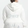 Plus-Size Technicolor Customizable Big Bling Velour Hoodie