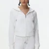 Plus-Size Technicolor Customizable Big Bling Velour Hoodie