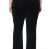 Plus-Size Technicolor Customizable Big Bling Velour Track Pants