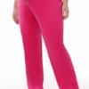Plus-Size Technicolor Customizable Big Bling Velour Track Pants