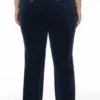 Plus-Size Technicolor Customizable Big Bling Velour Track Pants