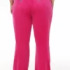 Plus-Size Technicolor Customizable Big Bling Velour Track Pants