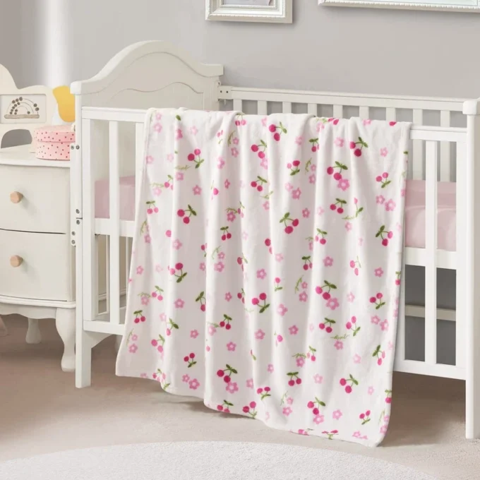 Plush Baby Throw Blanket