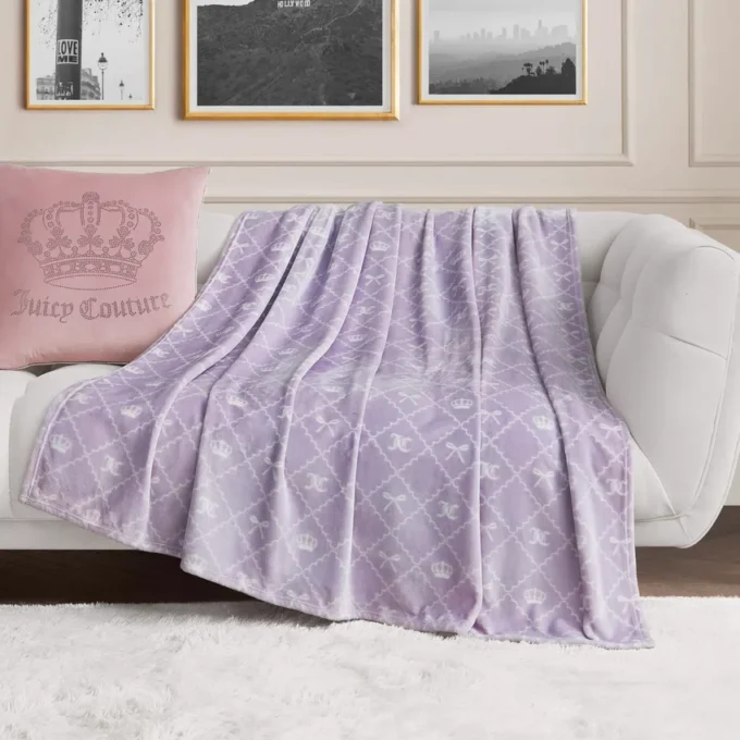 Plush Oversized Throw Blanket, 60″ X 70″