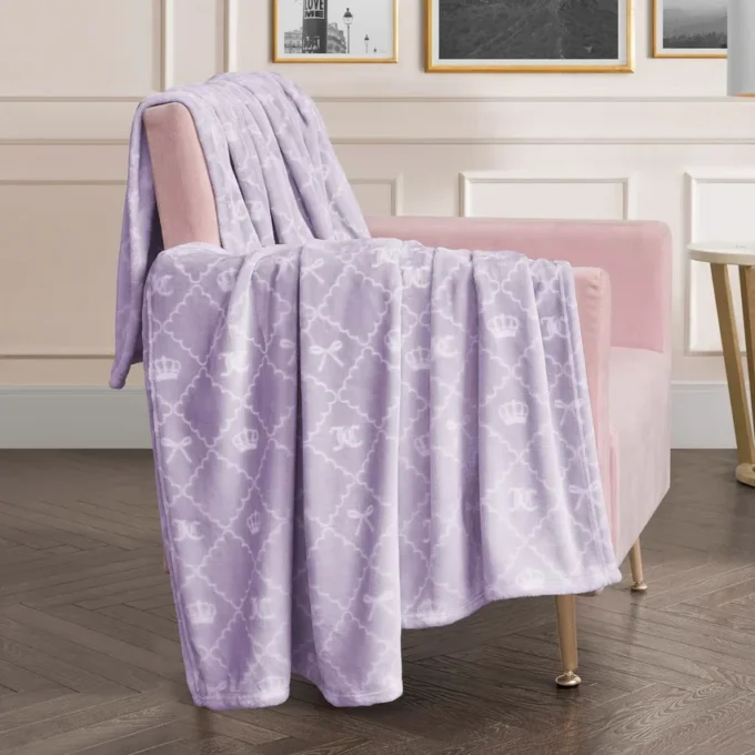 Plush Oversized Throw Blanket, 60″ X 70″