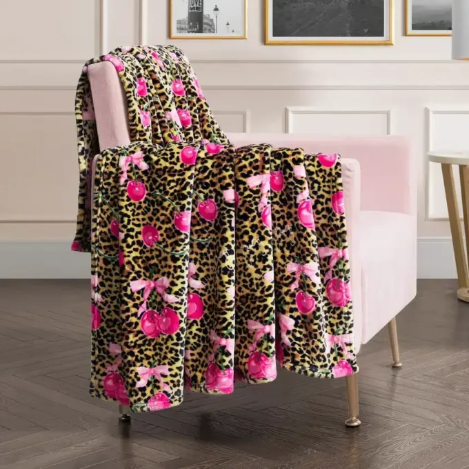 Plush Oversized Throw Blanket, 60″ X 70″