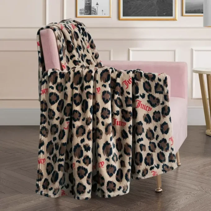 Plush Oversized Throw Blanket, 60″ X 70″