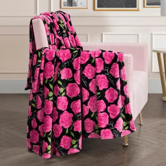 Plush Oversized Throw Blanket, 60″ X 70″
