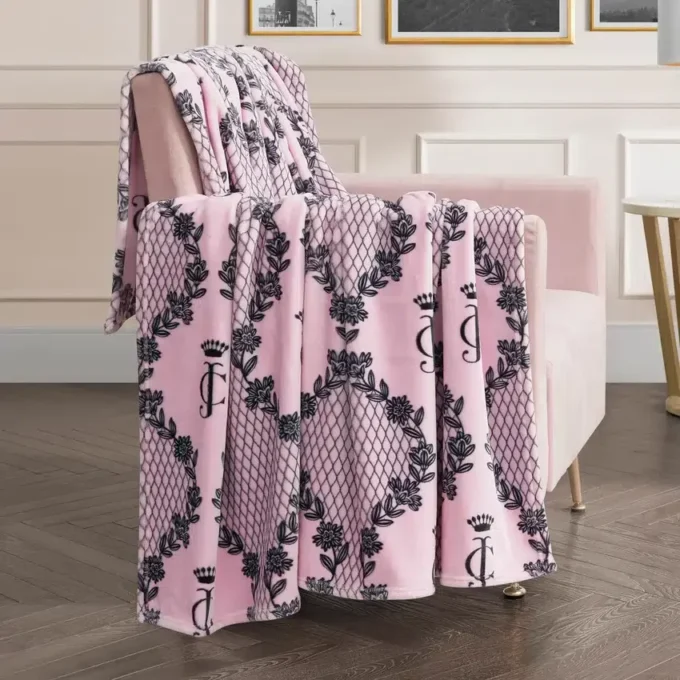 Plush Oversized Throw Blanket, 60″ X 70″