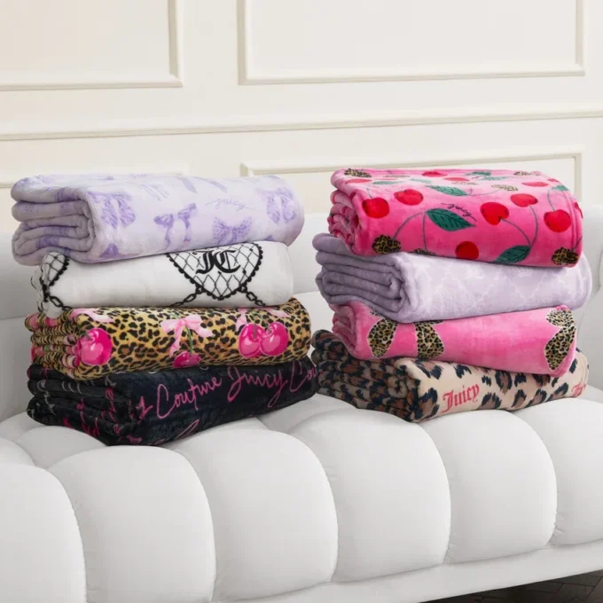 Plush Oversized Throw Blanket, 60″ X 70″