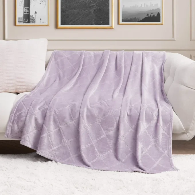 Plush Oversized Throw Blanket, 60″ X 90″