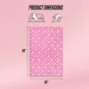 Plush Oversized Throw Blanket, 60″ X 90″