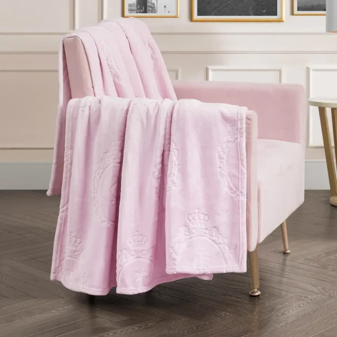 Plush Oversized Throw Blanket, 60″ X 90″
