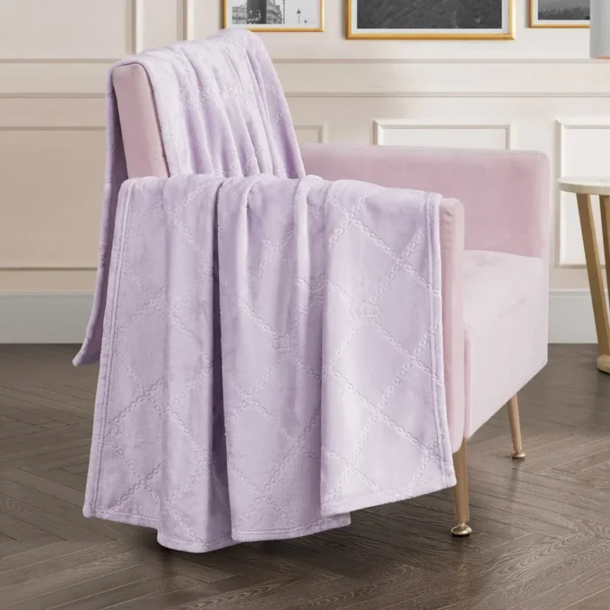 Plush Oversized Throw Blanket, 60″ X 90″