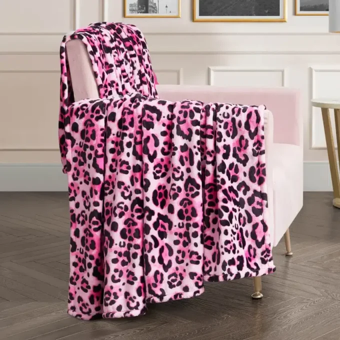 Plush Oversized Throw Blanket, 60″ X 90″