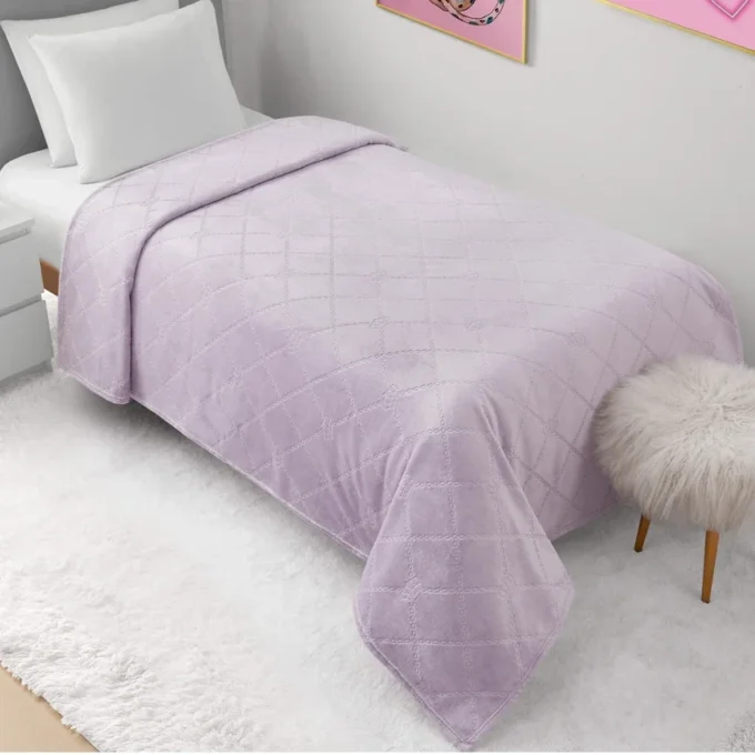 Plush Oversized Throw Blanket, 60″ X 90″