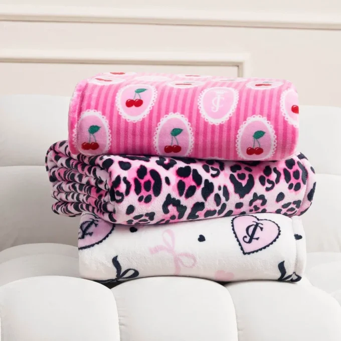 Plush Oversized Throw Blanket, 60″ X 90″