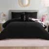 Plush Queen Heart Logo Reversible Comforter Set