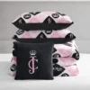 Plush Queen Heart Logo Reversible Comforter Set