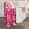 Plush Reversible Sherpa Throw Blanket
