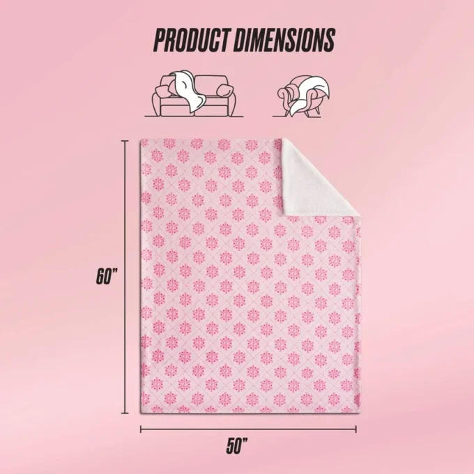 Plush Reversible Sherpa Throw Blanket