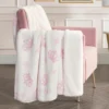 Plush Reversible Sherpa Throw Blanket