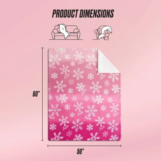 Plush Reversible Sherpa Throw Blanket