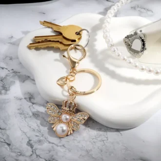 Queen Bee Keychain Bag Charm