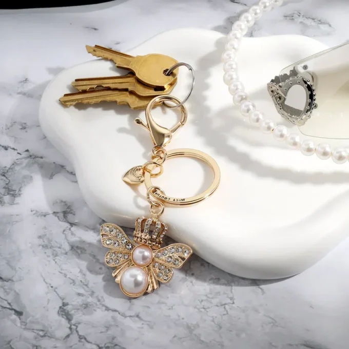 Queen Bee Keychain Bag Charm