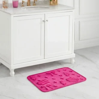 Quilted Memory Foam Bath Mat, 17″ X 24″