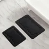 Quilted Memory Foam Bath Mat 2-Piece Set